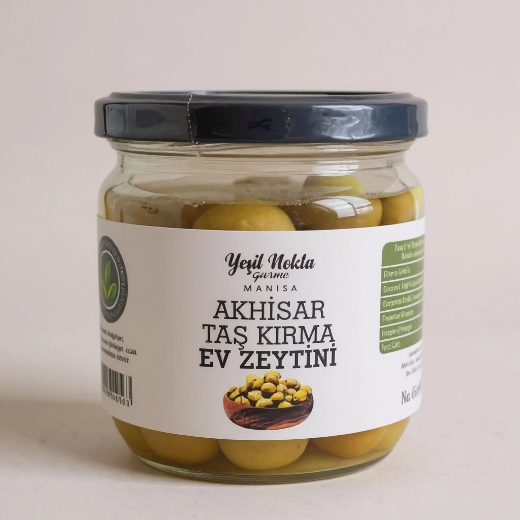 Manisa Turgutlu Taş Kırma Ev Zeytini̇ 450 gr