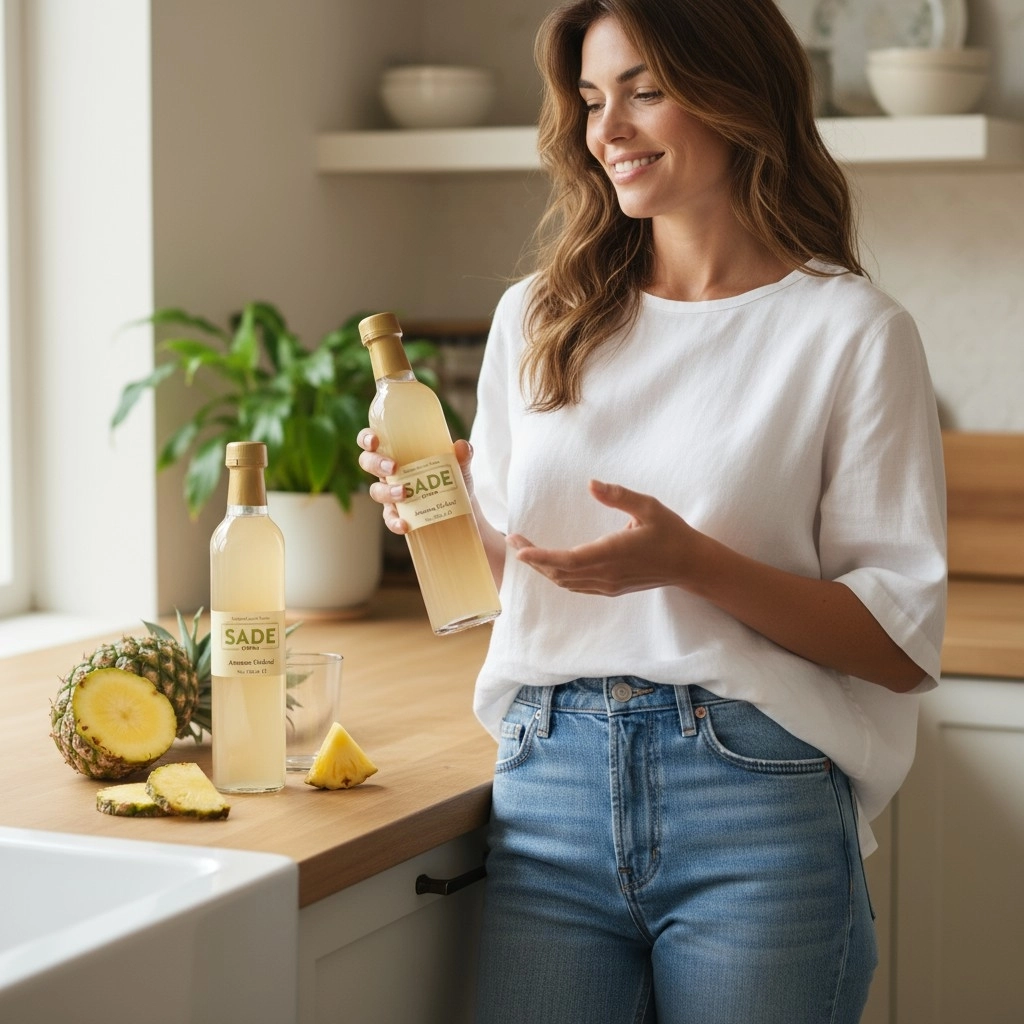 Sade Organik Ananas Sirkesi 500 ml