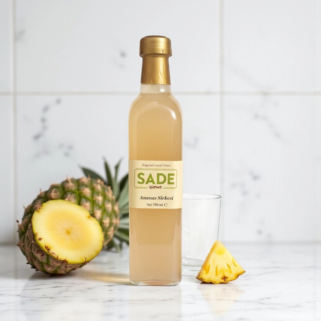 Sade Organik Ananas Sirkesi 500 ml