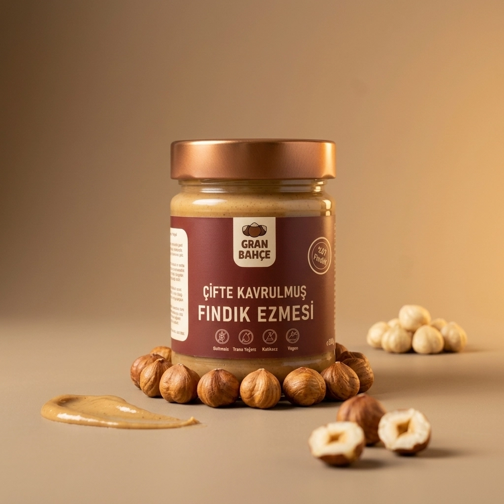 Çifte Kavrulmuş % 87 Fındık Ezmesi  300gr