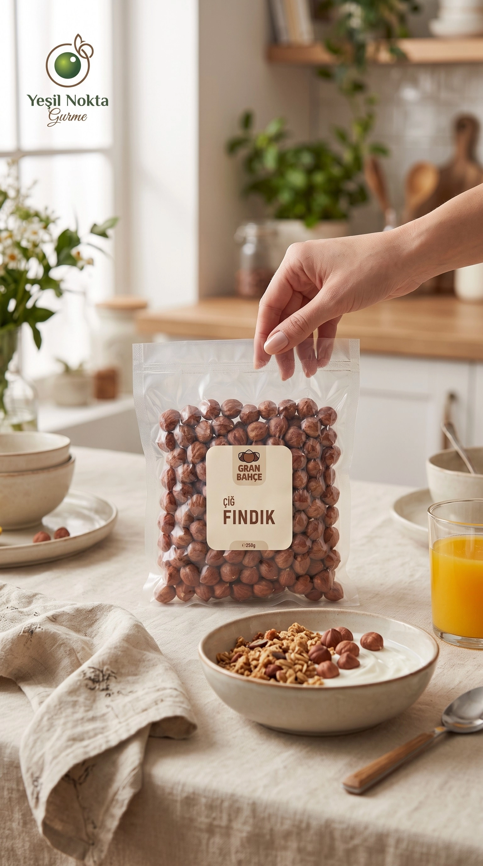 Giresun Tirebolu Çiğ Fındık 250 gr