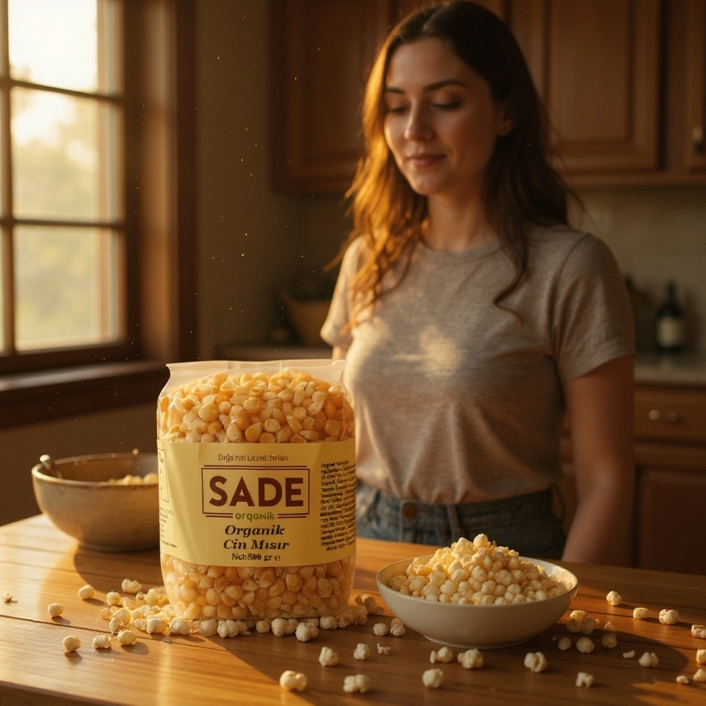 Sade Organik Cin Mısır 500 gr
