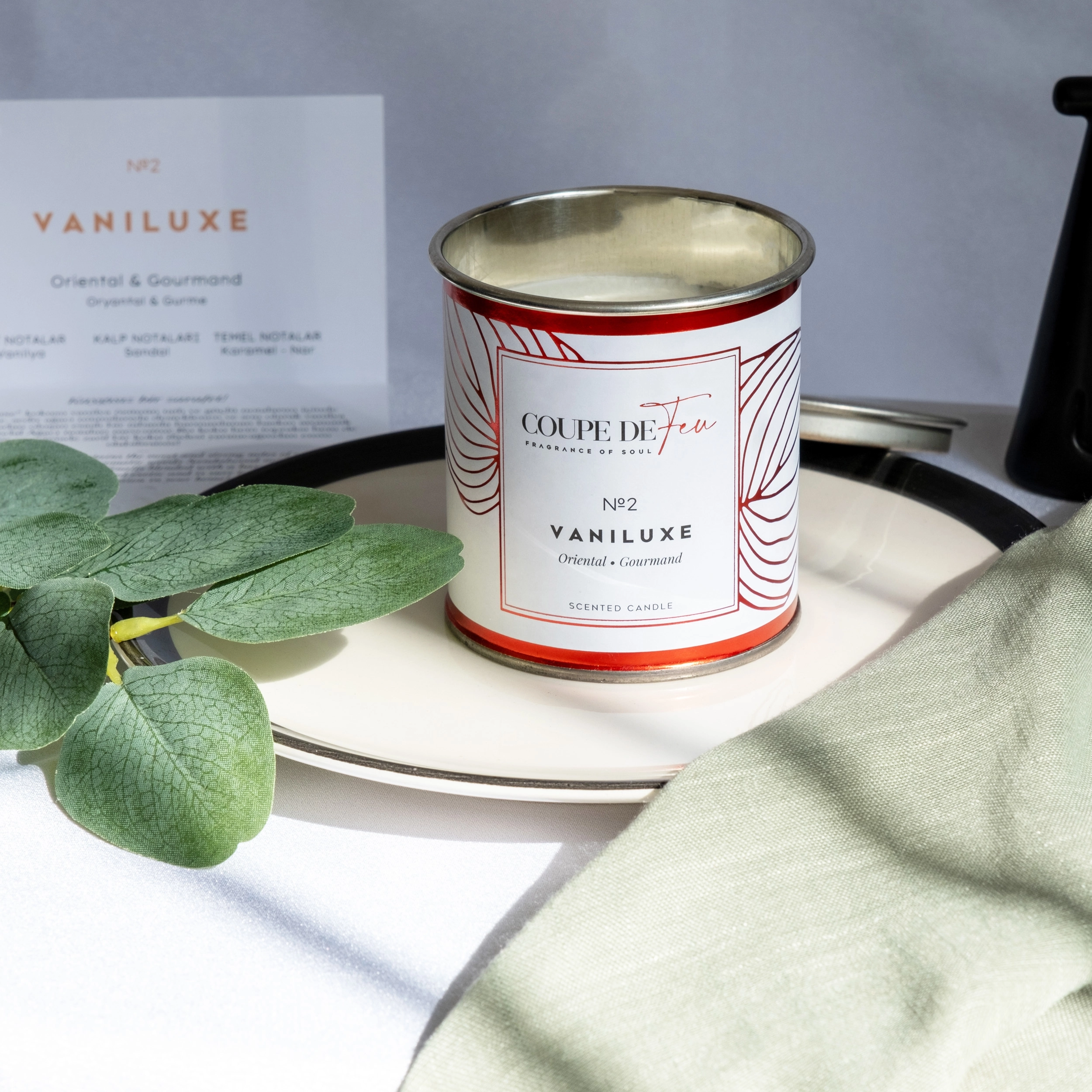 Vaniluxe Teneke Mum Medium 240 gr