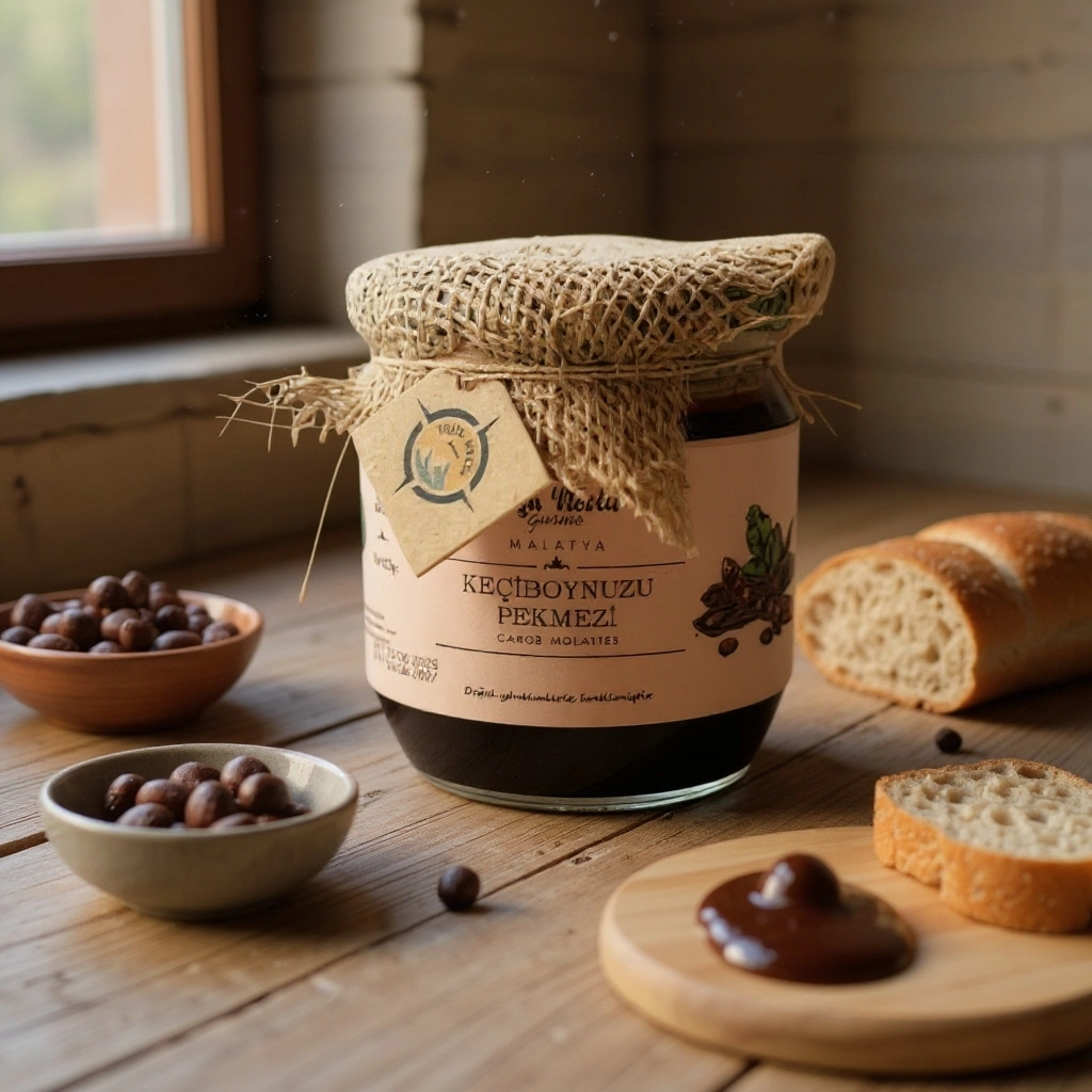 Malatya Şeker İlavesi̇z Doğal Keçi̇boynuzu Pekmezi̇ 425 gr