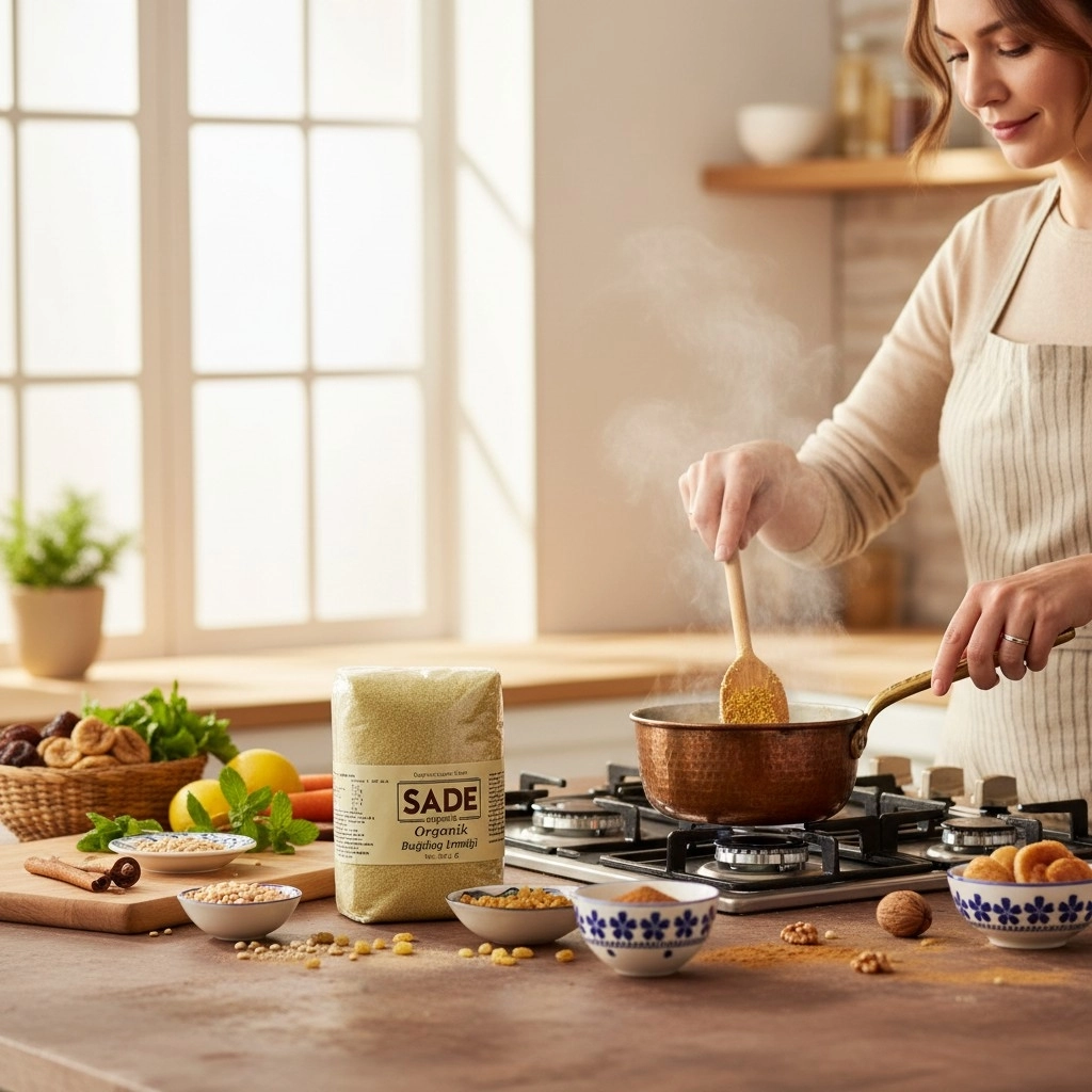 Sade Organik Buğday İrmiği 500 gr