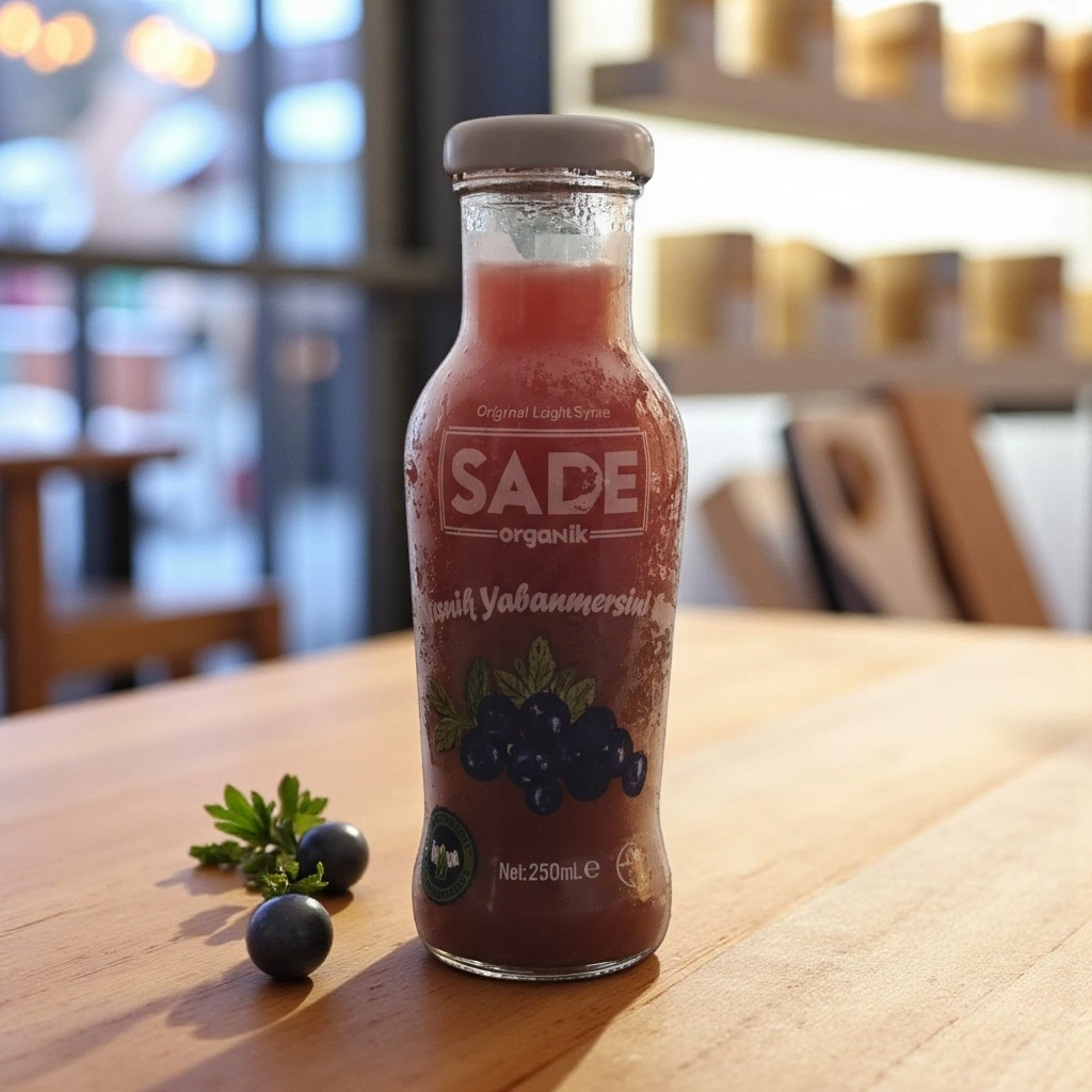 Sade Organik Yaban Mersini Suyu 250 ml
