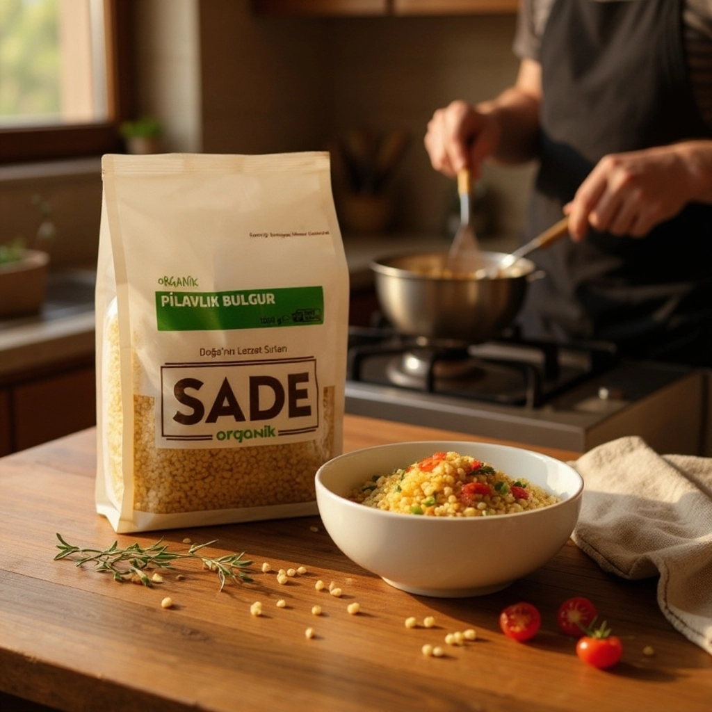 Sade Organi̇k Pi̇lavlik Bulgur 1000 gr