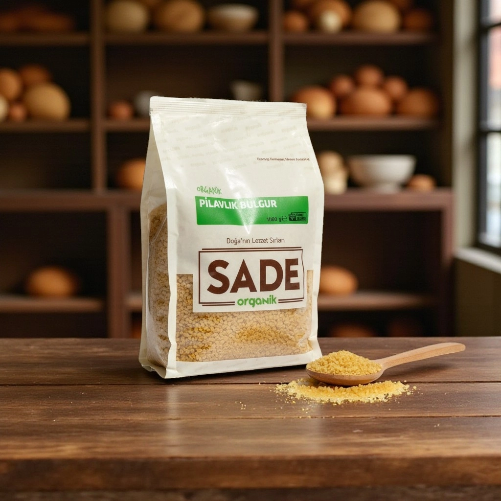 Sade Organi̇k Pi̇lavlik Bulgur 1000 gr