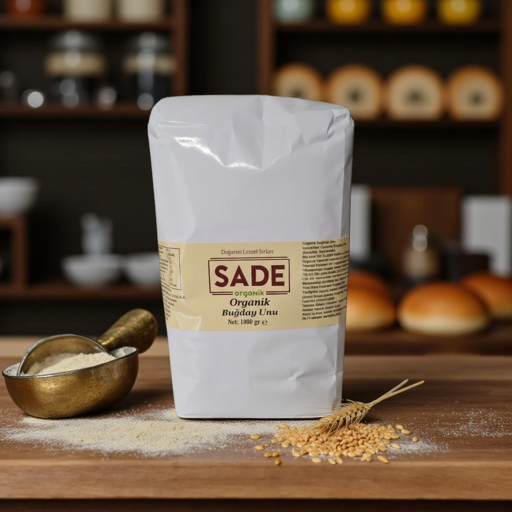 Sade Organik Buğday Unu 1000 gr