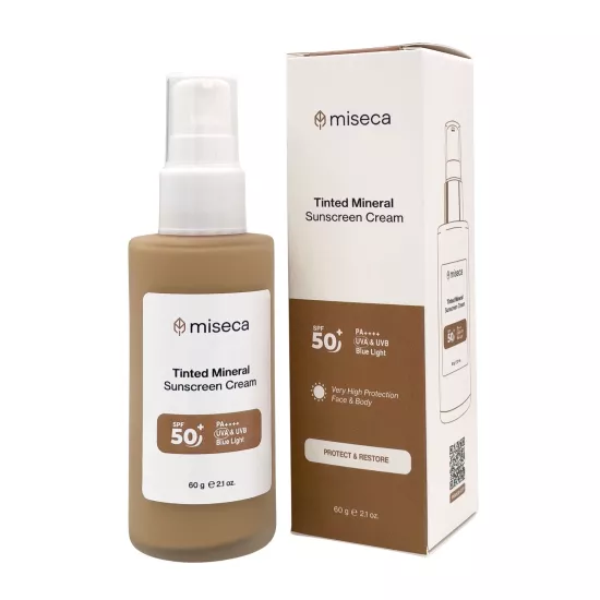 Renkli Mineral Güneş Kremi Spf 50+ Çok Yüksek Koruma 60 gr