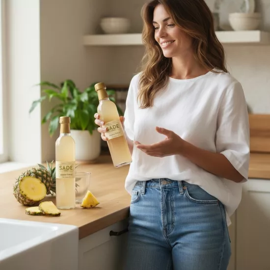 Sade Organik Ananas Sirkesi 500 ml