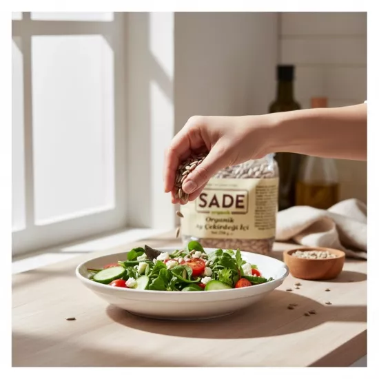 Sade Organik Ayçekirdeği içi 250 gr