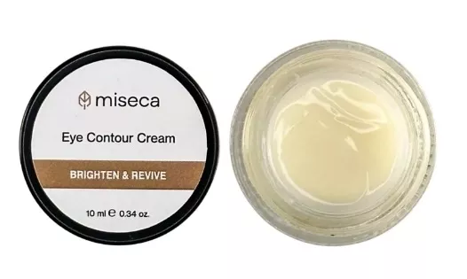 MiseCa Aydınlatıcı ve Kırışıklık Karşıtı Göz Kremi 10 ml - Bakuchiol ve Kafein İçerikli