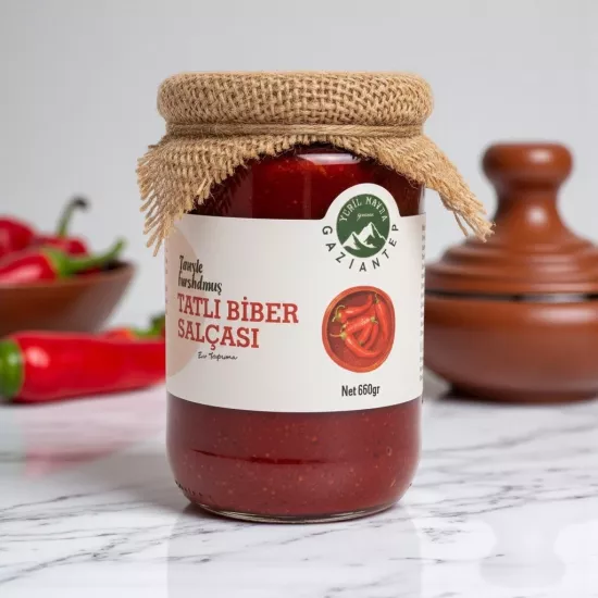 Gaziantep Tatlı Biber Salçası 660 gr