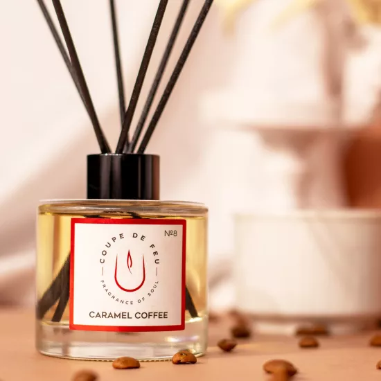 Caramel Coffee Çubuklu Oda Kokusu 120 ml - Gurme ve Tatlı Koku | Coupe de Feu