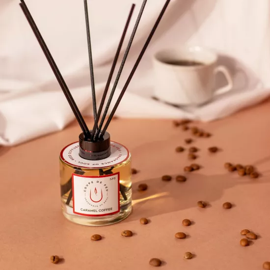 Caramel Coffee Çubuklu Oda Kokusu 120 ml - Gurme ve Tatlı Koku | Coupe de Feu