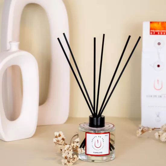 Vaniluxe Çubuklu Oda Kokusu 120 ml - Oryantal ve Gurme Koku | Coupe de Feu