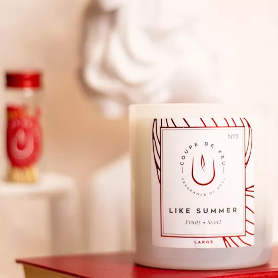 Like Summer Cam Mum Large 320 gr - Meyveli ve Tatlı Yaz Kokusu | Coupe de Feu
