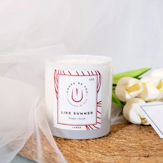 Like Summer Cam Mum Large 320 gr - Meyveli ve Tatlı Yaz Kokusu | Coupe de Feu