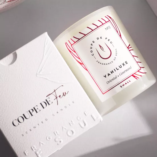 Vaniluxe Cam Mum Small 165 gr - Oryantal ve Gurme Koku | Coupe de Feu