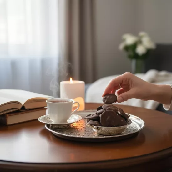 Kayısı Çekirdekli Sütlü Çikolata 200 Gr
