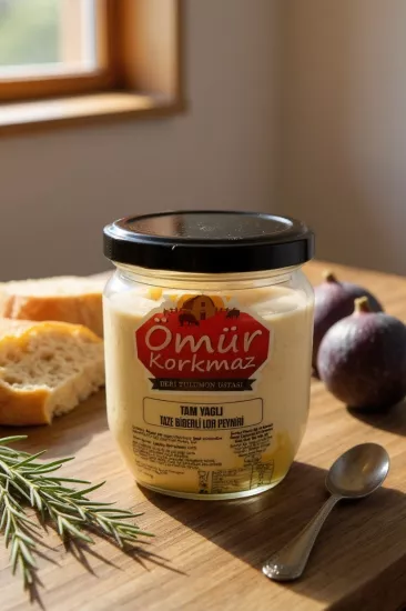 Manisa Turgutlu Lor Peynir 520 gr cam şişe