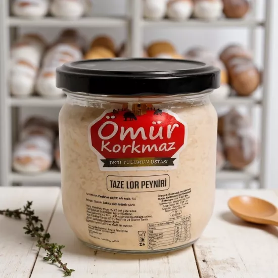 Manisa Turgutlu Lor Peynir 520 gr cam şişe
