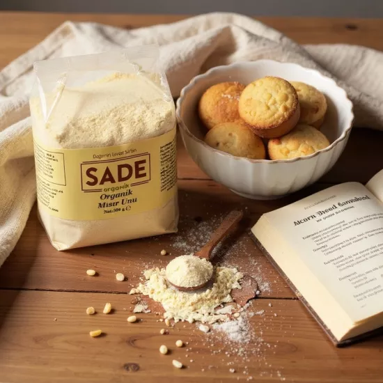 Sade Organik Mısır Unu 500 gr