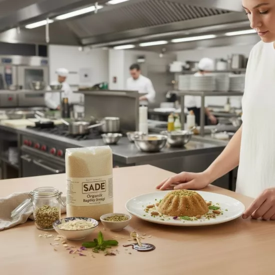 Sade Organik Buğday İrmiği 500 gr
