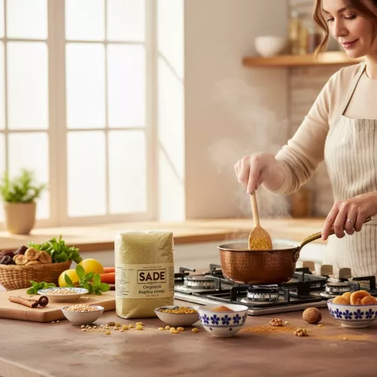 Sade Organik Buğday İrmiği 500 gr