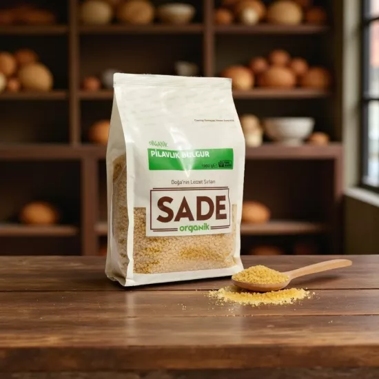 Sade Organi̇k Pi̇lavlik Bulgur 1000 gr