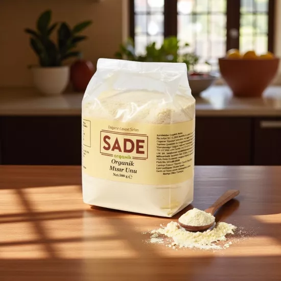 Sade Organik Mısır Unu 500 gr