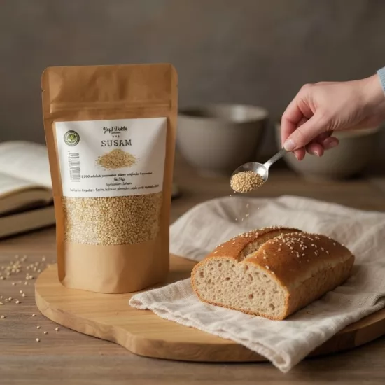 Kaş Atalık Tohum Odun Ateşinde Kavrulmuş Susam 50 gr - Doğal, Yerli ve Katkısız | Yeşil Nokta Gurme