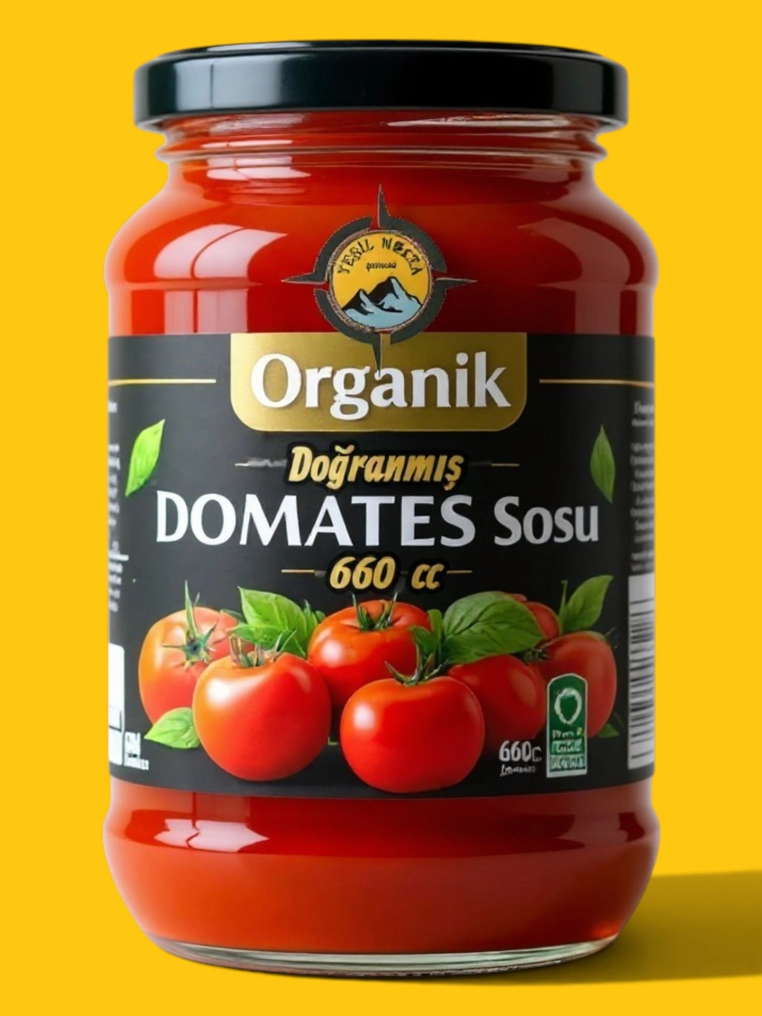 Organik Doğranmış Domates Sosu 660 gr
