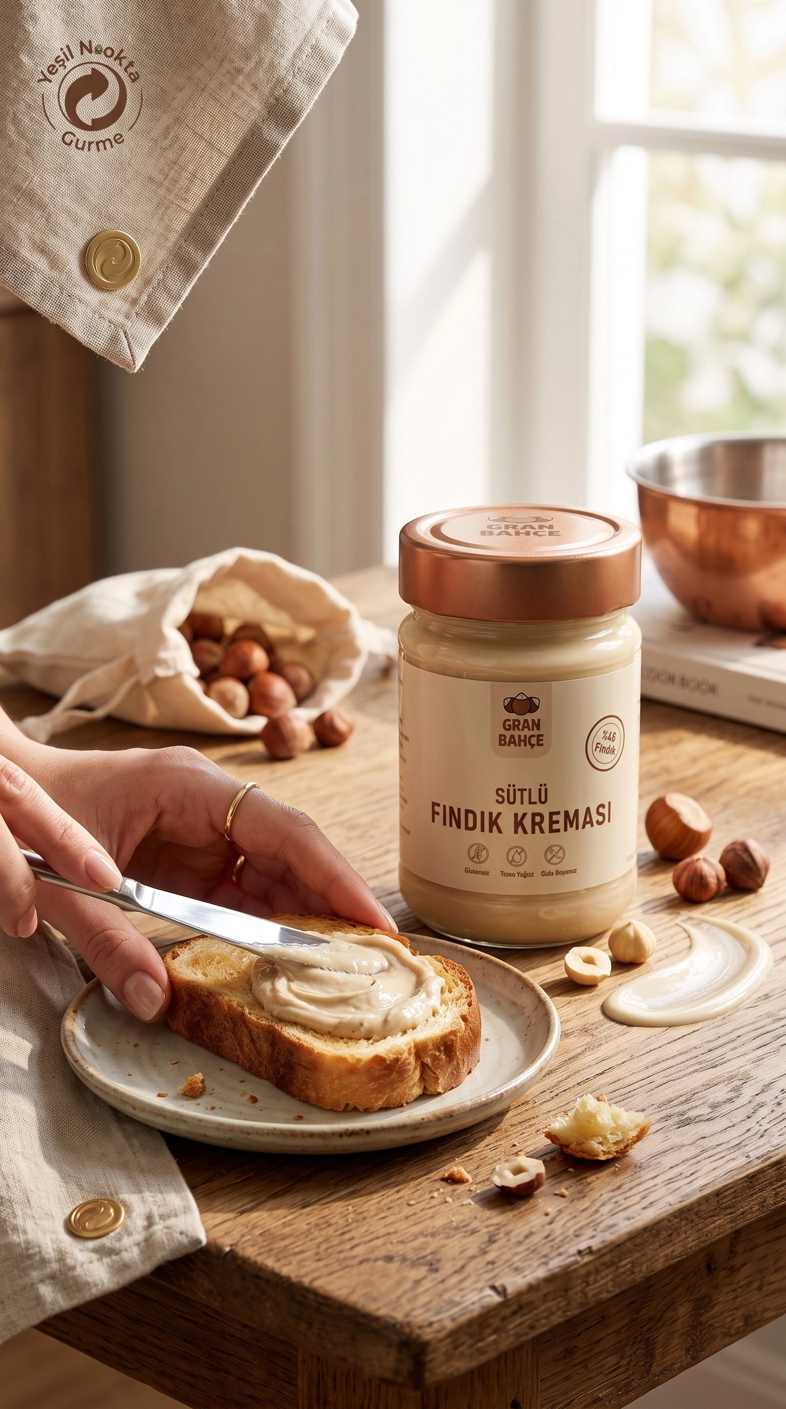 Sütlü Fındık Kreması %45 Fındık 340gr 
