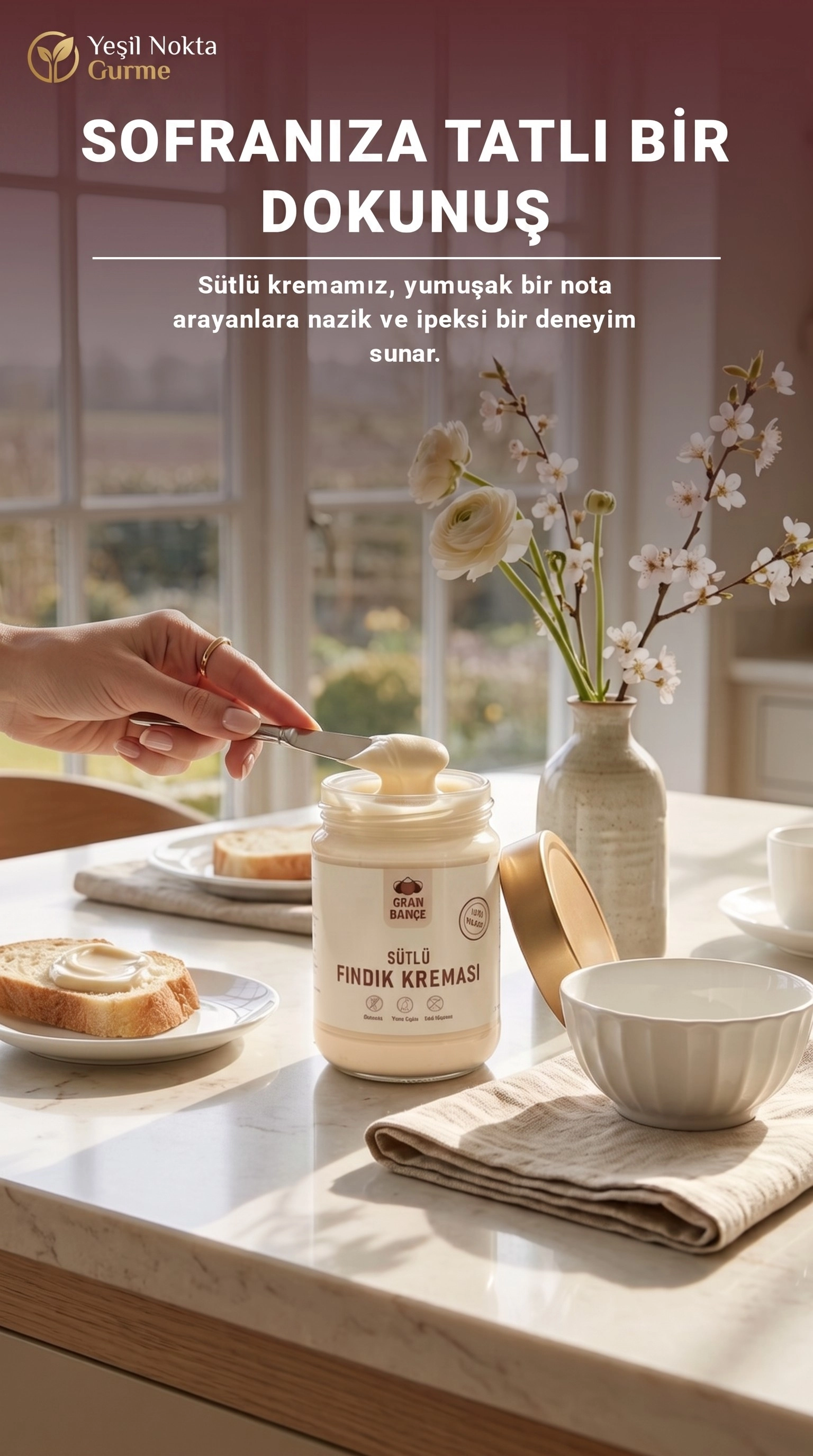 Sütlü Fındık Kreması %45 Fındık 340gr 